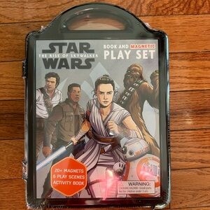 Star Wars: The Rise Of Skywalker Book and Magnetic Play Set New Sealed
